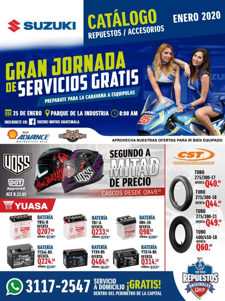 Servicio gratis para motos